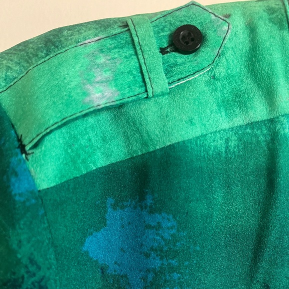Calvin Klein Purple and Green Long Roll Tab Sleeve - Picture 4 of 12